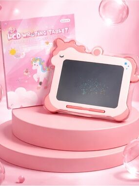 Unicorn LCD Writing Tablet - Pink